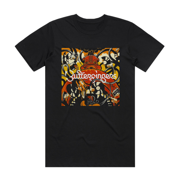 Butterfingers Breakfast At Fatboys Album Cover T-Shirt Black