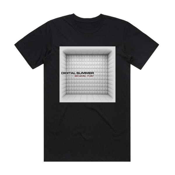 Digital Summer Breaking Point Album Cover T-Shirt Black