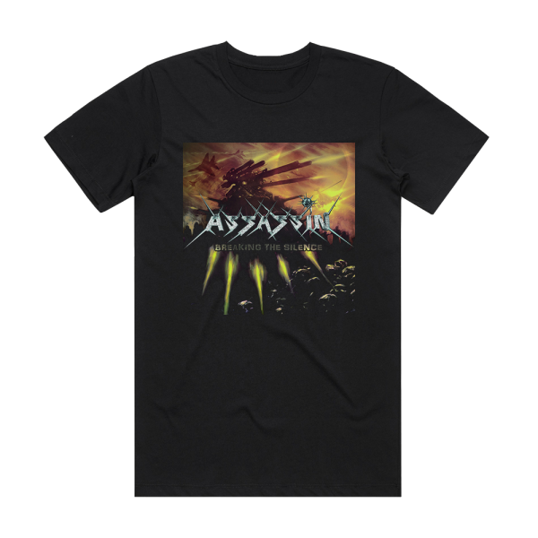 Assassin Breaking The Silence Album Cover T-Shirt Black