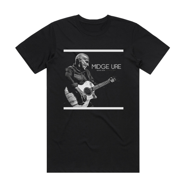 Midge Ure Breathe Again Live And Extended Album Cover T-Shirt Black