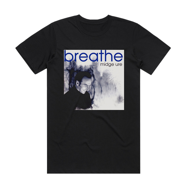 Midge Ure Breathe Album Cover T-Shirt Black