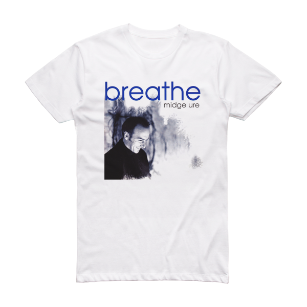 Midge Ure Breathe Album Cover T-Shirt White