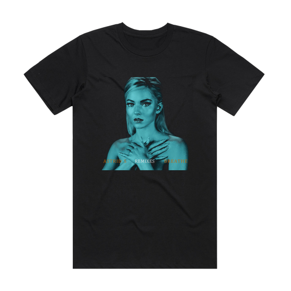 Astrid S Breathe Remixes Album Cover T-Shirt Black