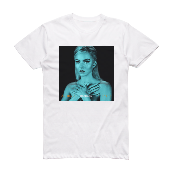Astrid S Breathe Remixes Album Cover T-Shirt White