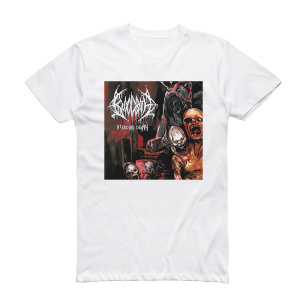 Bloodbath Breeding Death 1 Album Cover T-Shirt White