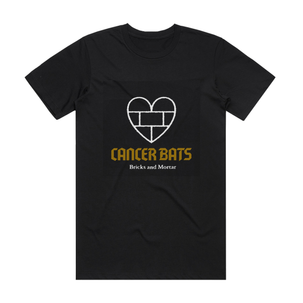 Cancer Bats Bricks And Mortar Album Cover T-Shirt Black