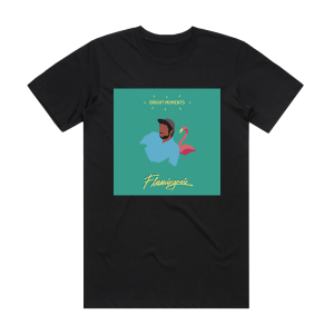 Flamingosis Bright Moments Album Cover T-Shirt Black
