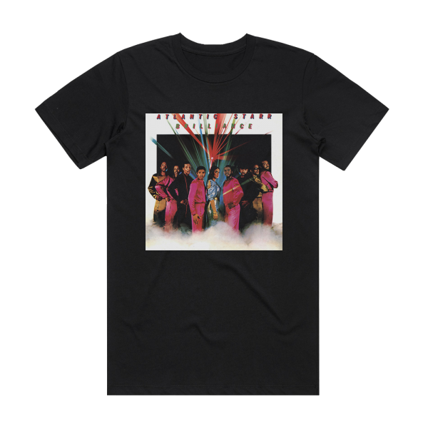 Atlantic Starr Brilliance Album Cover T-Shirt Black