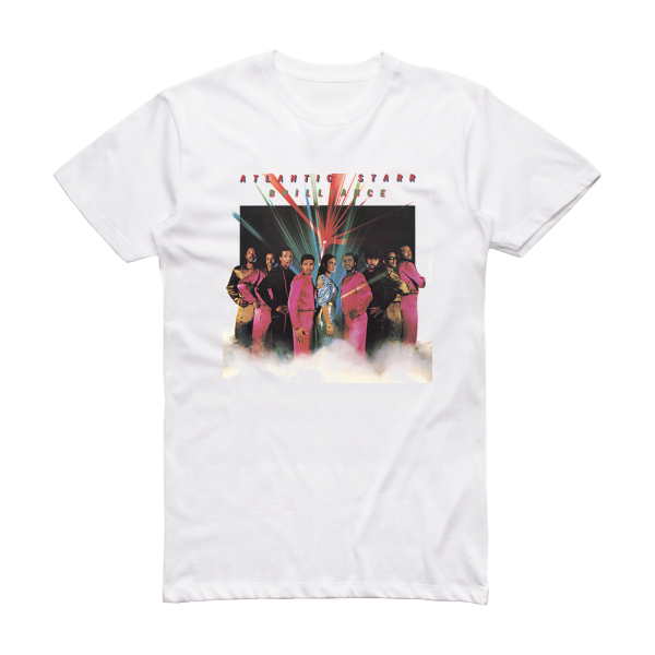 Atlantic Starr Brilliance Album Cover T-Shirt White