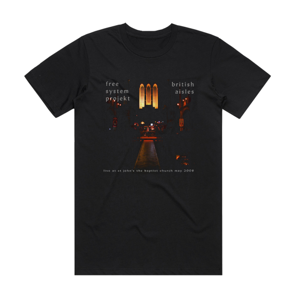 Free System Projekt British Aisles Album Cover T-Shirt Black