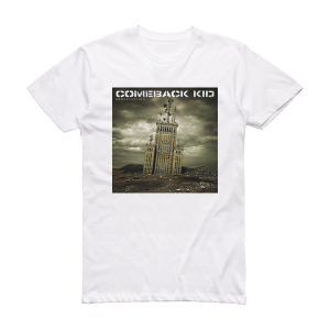 Comeback Kid Broadcasting Album Cover T-Shirt White
