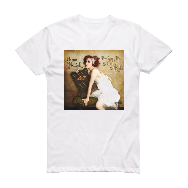 Anna Nalick Broken Doll Odds Ends Album Cover T-Shirt White