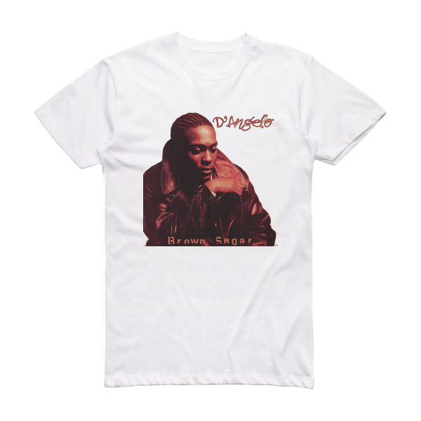 DAngelo Brown Sugar Album Cover T-Shirt White