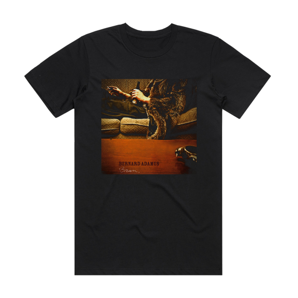 Bernard Adamus Brun Album Cover T-Shirt Black