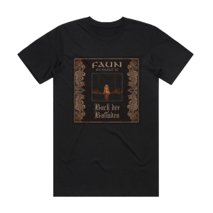 Faun Buch Der Balladen Album Cover T-Shirt Black