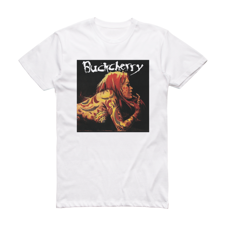 Buckcherry Buckcherry Album Cover T Shirt White ALBUM COVER T SHIRTS buckcherry-buckcherry-album-cover-t-shirt-white-album-cover-t-shirts
