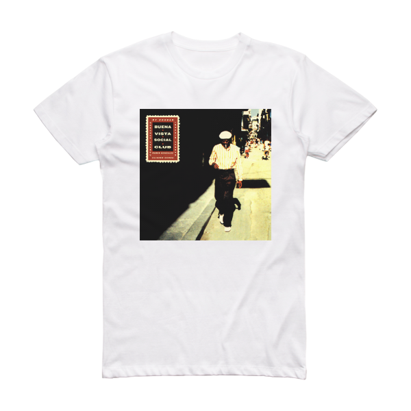 Buena Vista Social Club Buena Vista Social Club 1 Album Cover T-Shirt White