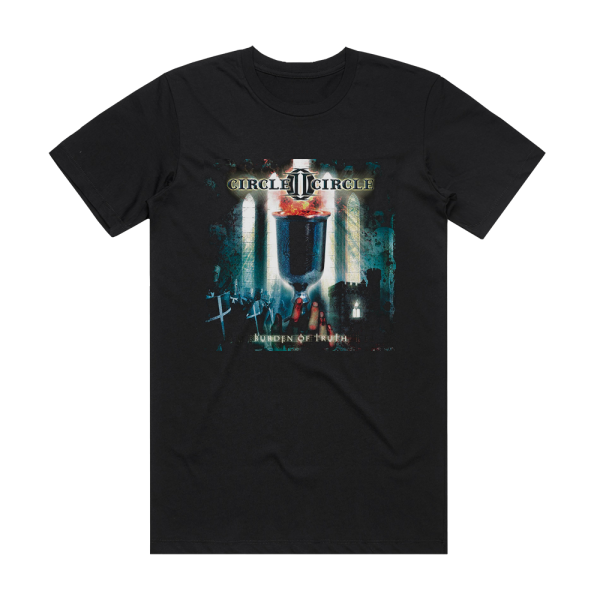 Circle II Circle Burden Of Truth Album Cover T-Shirt Black