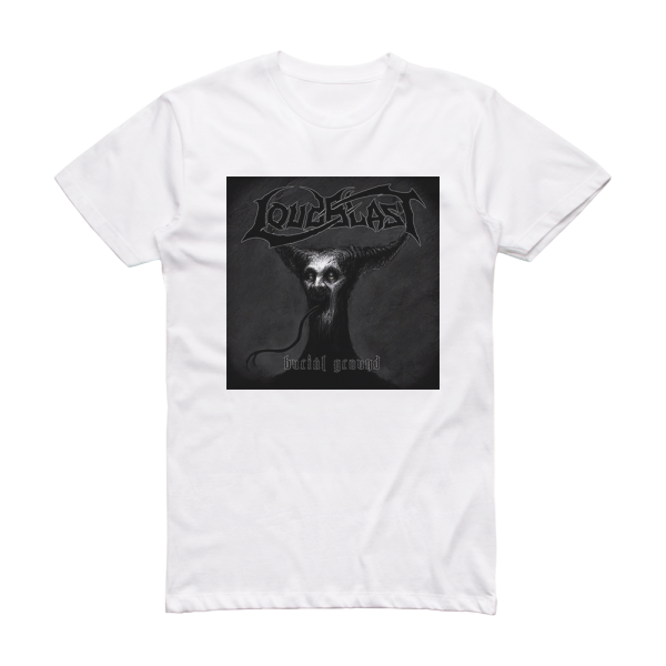 Loudblast Burial Ground Album Cover T-Shirt White