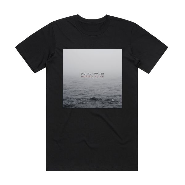 Digital Summer Buried Alive Album Cover T-Shirt Black