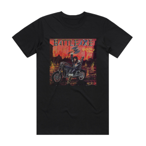 Battleaxe Burn This Town 1 Album Cover T-Shirt Black