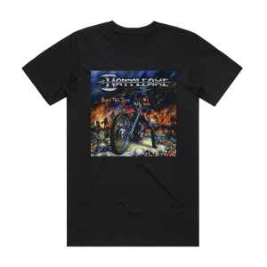 Battleaxe Burn This Town 2 Album Cover T-Shirt Black