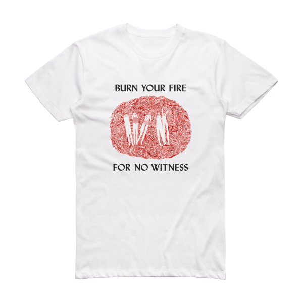 Angel Olsen Burn Your Fire For No Witness Album Cover T-Shirt White