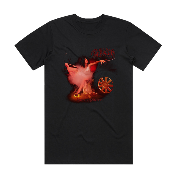 Cauldron Burning Fortune Album Cover TShirt Black ALBUM COVER TSHIRTS