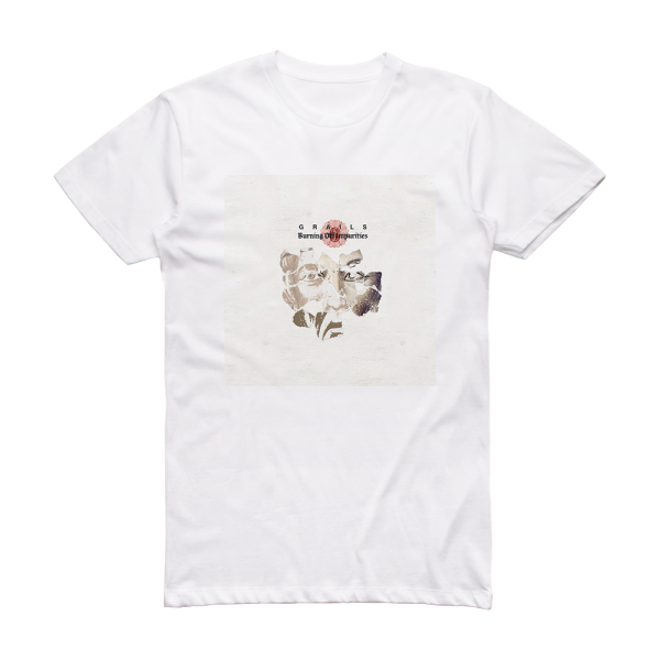 Grails Burning Off Impurities Album Cover T-Shirt White