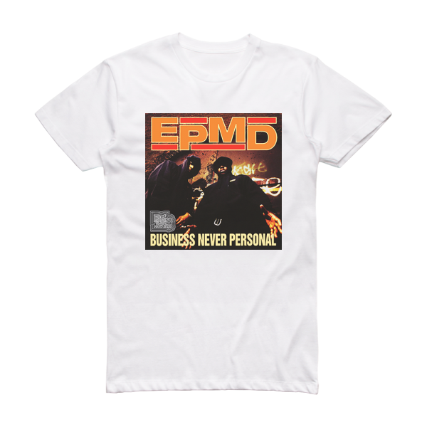 EPMD Business Never Personal Album Cover T-Shirt White