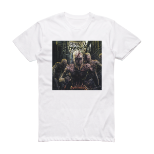 Extermination Dismemberment Butcher Basement Album Cover T-Shirt White