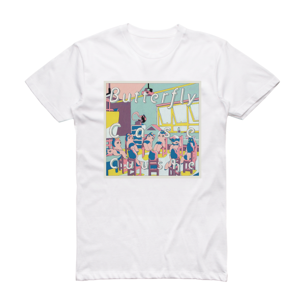 Cuushe Butterfly Case Album Cover T-Shirt White