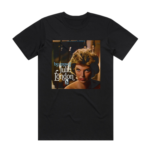 Julie London By Myself Album Cover T-Shirt Black