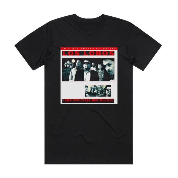 Los Lobos By The Light Of The Moon Album Cover T-Shirt Black