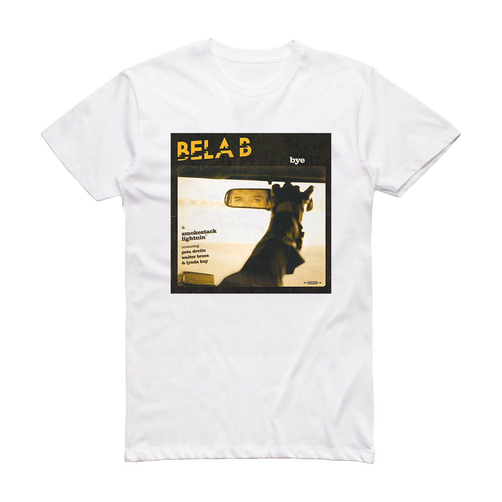 Bela B Bye Album Cover T-Shirt White – ALBUM COVER T-SHIRTS