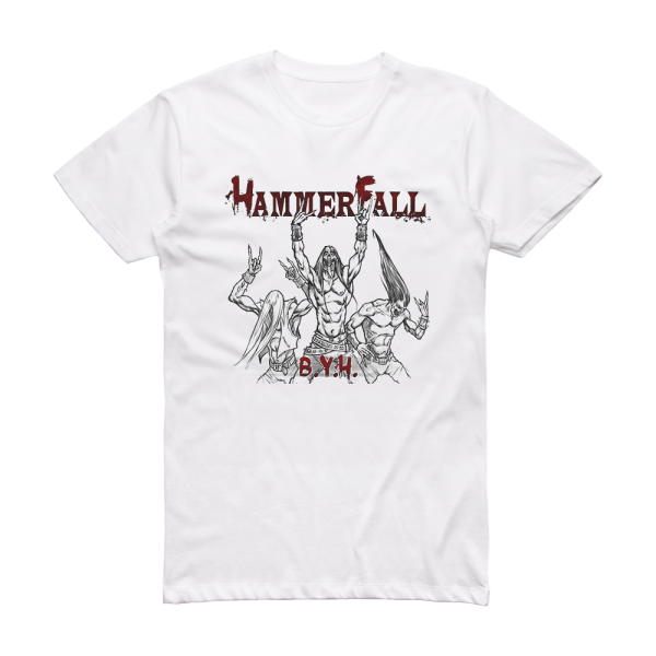 HammerFall Byh Album Cover T-Shirt White