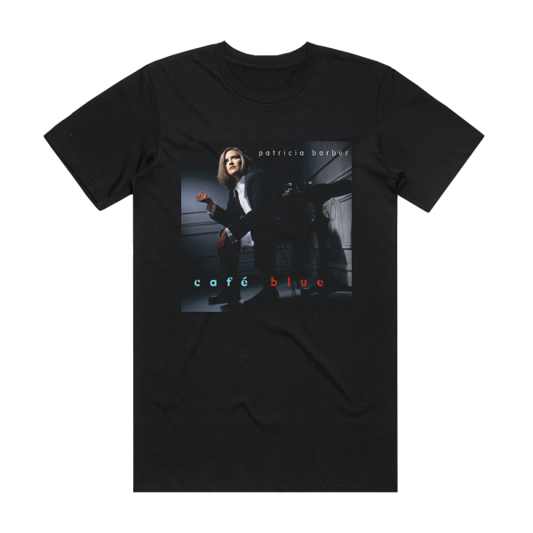 Patricia Barber Caf Blue Album Cover T-Shirt Black