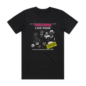 Erste Allgemeine Verunsicherung Caf Pass Album Cover T-Shirt Black