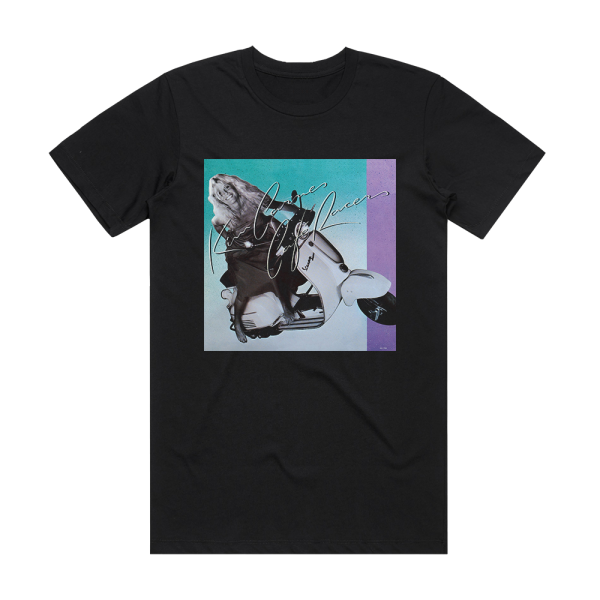 Kim Carnes Caf Racers Album Cover T-Shirt Black