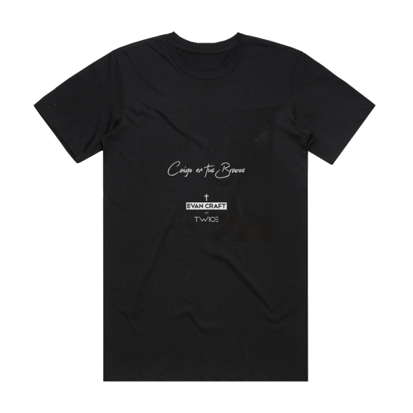 Evan Craft Caigo En Tus Brazos Album Cover T-Shirt Black