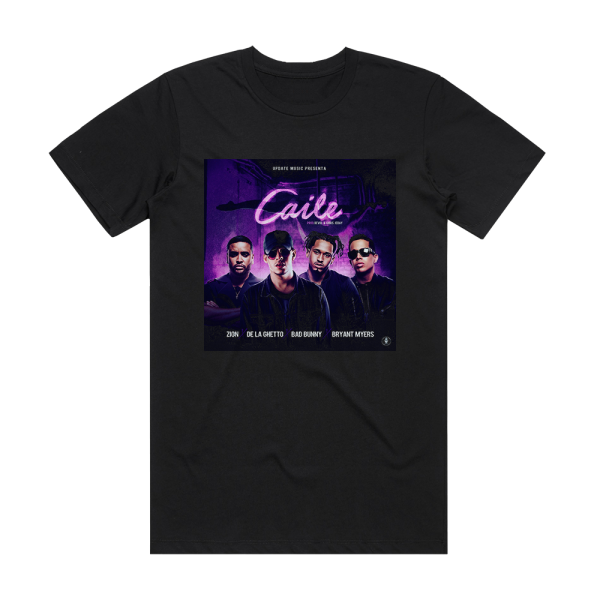 Bad Bunny Caile Album Cover T-Shirt Black