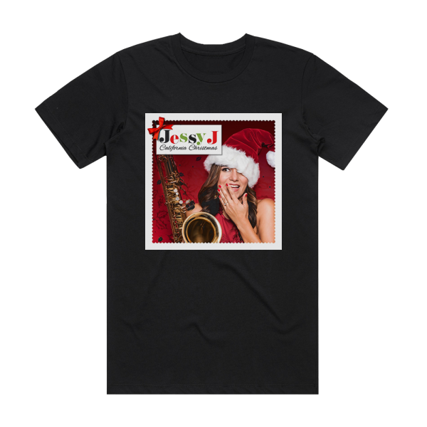 Jessy J California Christmas Album Cover T-Shirt Black