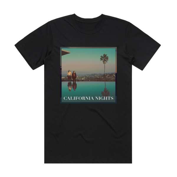 Best Coast California Nights Album Cover T-Shirt Black
