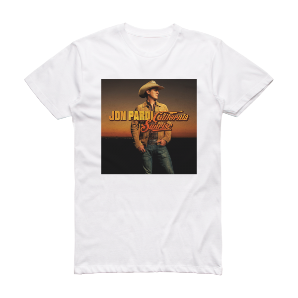 Jon Pardi California Sunrise Album Cover T-Shirt White
