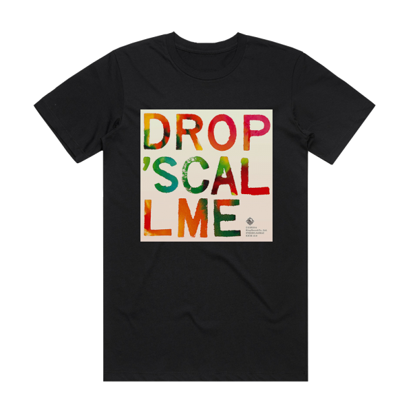 Drops Call Me Album Cover T-Shirt Black