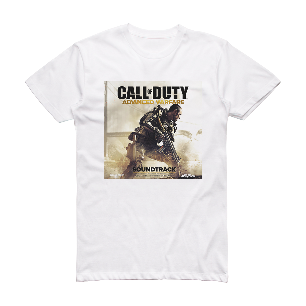 audiomachine Call Of Duty Advanced Warfare Album Cover T-Shirt White
