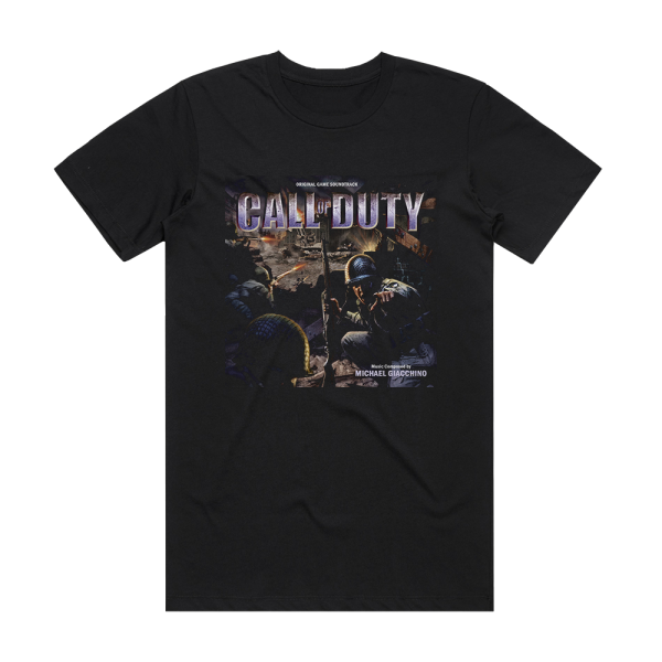 Michael Giacchino Call Of Duty Album Cover T-Shirt Black