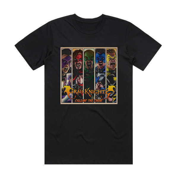 Grailknights Calling The Choir Album Cover T-Shirt Black