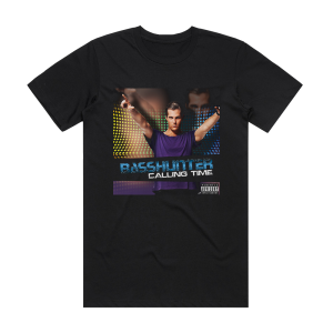 Basshunter Calling Time Album Cover T-Shirt Black