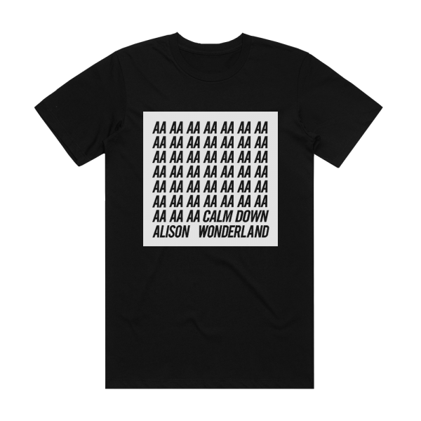 Alison Wonderland Calm Down Album Cover T-Shirt Black